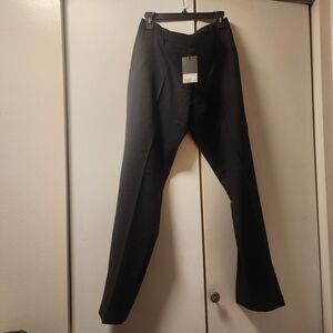 corpcore office Kooples Mens Wool Dress Pants Black Fr 52 36inch Waist NwT $245